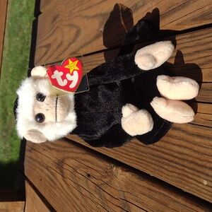 Ty Beanie Baby Mooch the Spider Monkey with Tag Errors 1999